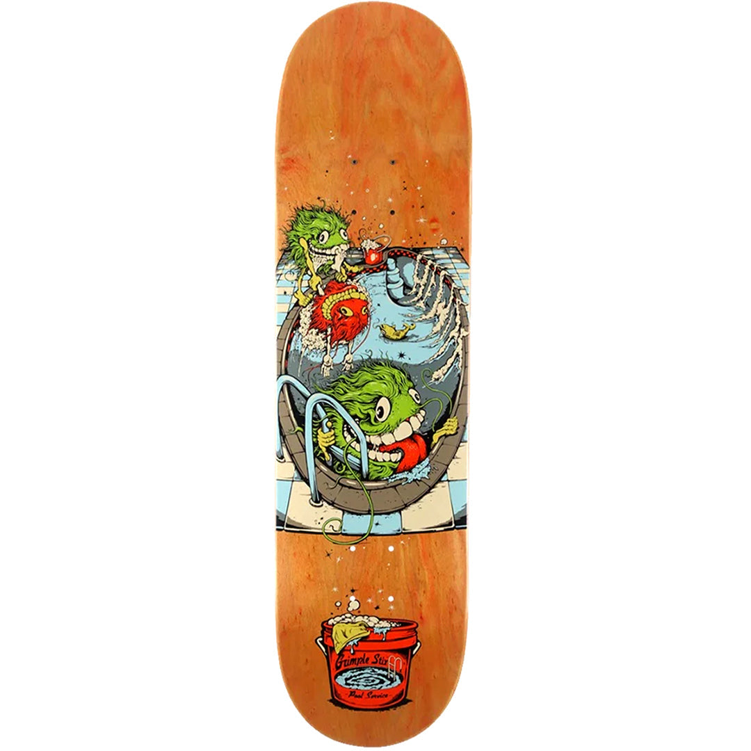 Anti Hero Skateboard Deck Hewitt Grimples At Work 8.5"