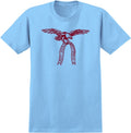 Anti Hero Tee Banner Eagle Carolina Blue Skateboard T Shirt