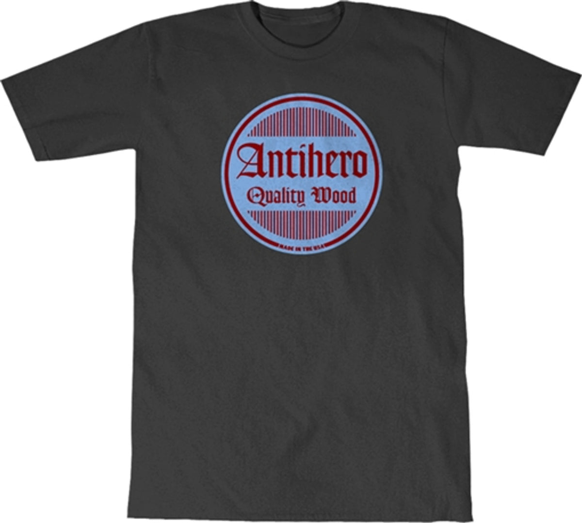 Anti Hero Tee Quality Circle Charcoal Skateboard T Shirt