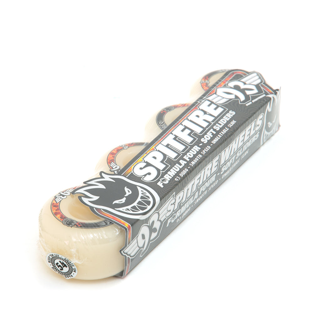 Spitfire Wheels 93D Radials 54mm F4 Natural Formula Four Soft Sliders