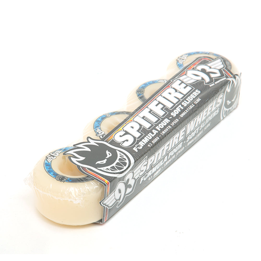 Spitfire Wheels 93D Radials 56mm F4 Natural Formula Four Soft Sliders