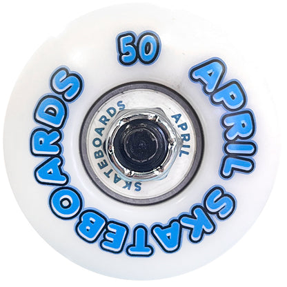 April Skateboards Complete OG Logo Blue 7.25" Mini Skateboard