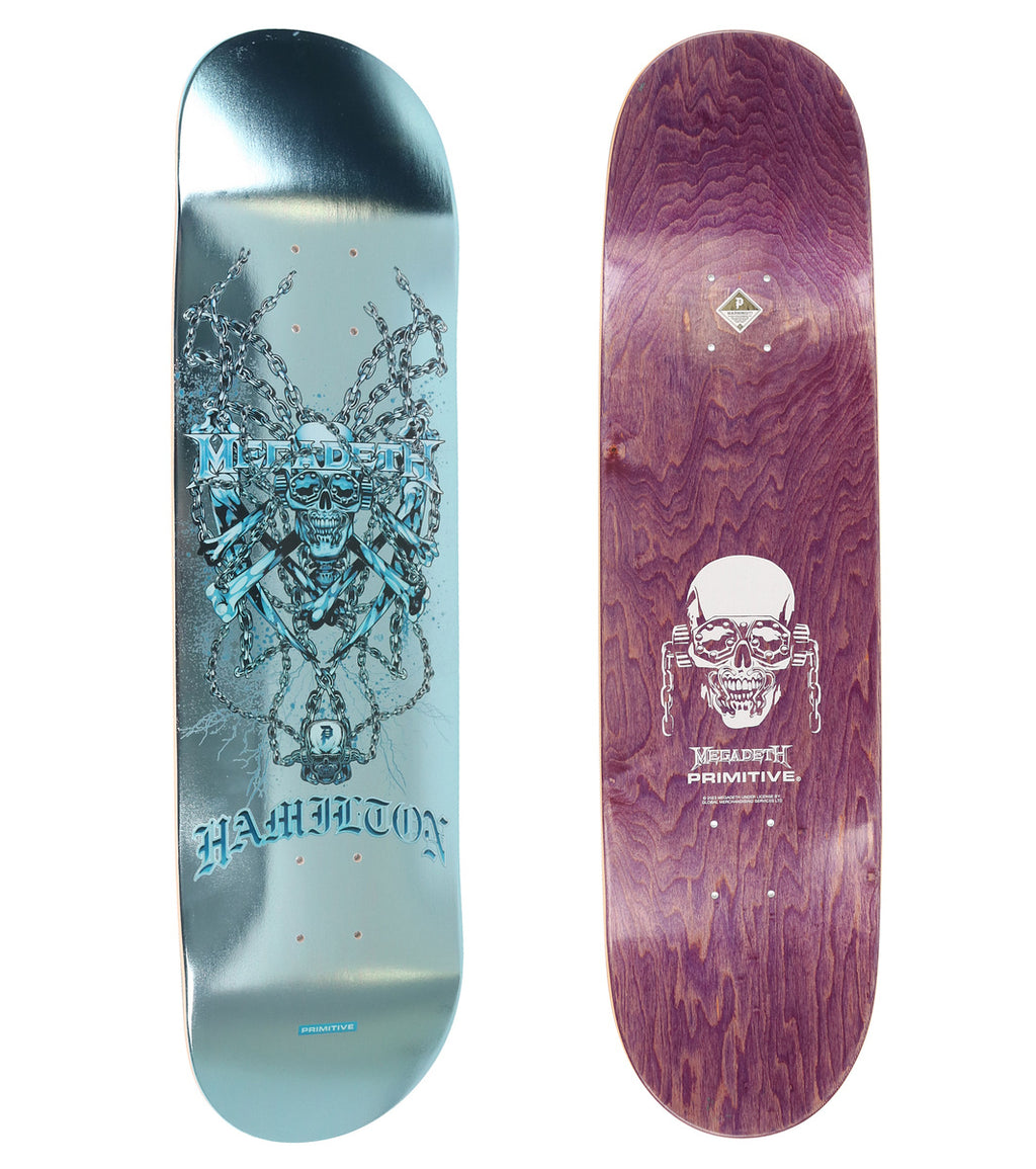 Primitive Skateboard Deck X Megadeth Medusa Hamilton 8 125