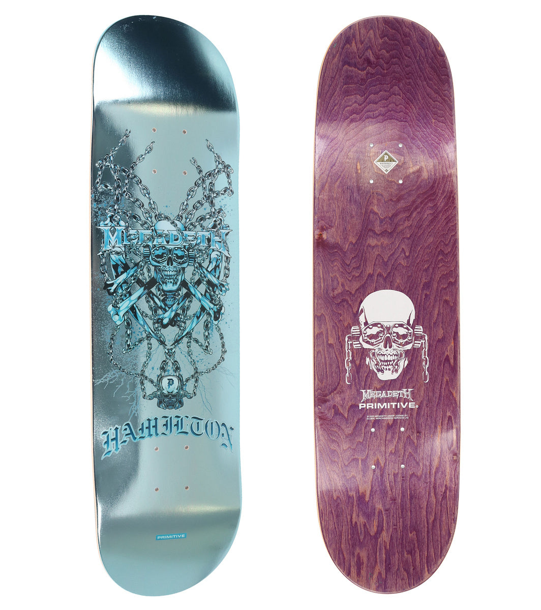 Primitive Skateboard Deck X Megadeth Medusa Hamilton 8 125
