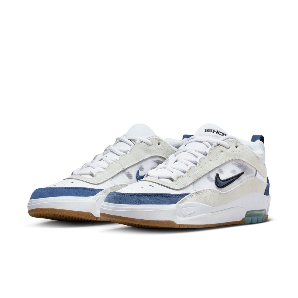 Nike SB Shoes Air Max Ishod "White Aquarius Blue" US SIZE Skateboard Sneakers