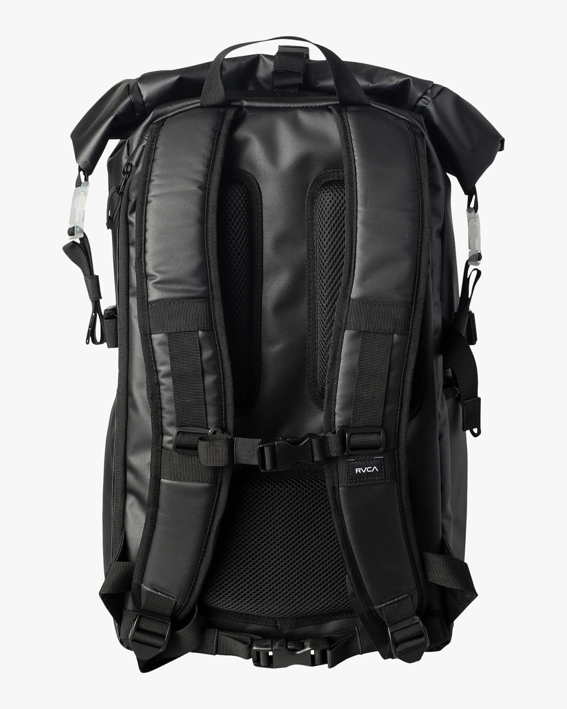 RVCA Backpack Zak Noyle III Black 41L Eco-Friendly Skateboard Camera Travel Bag
