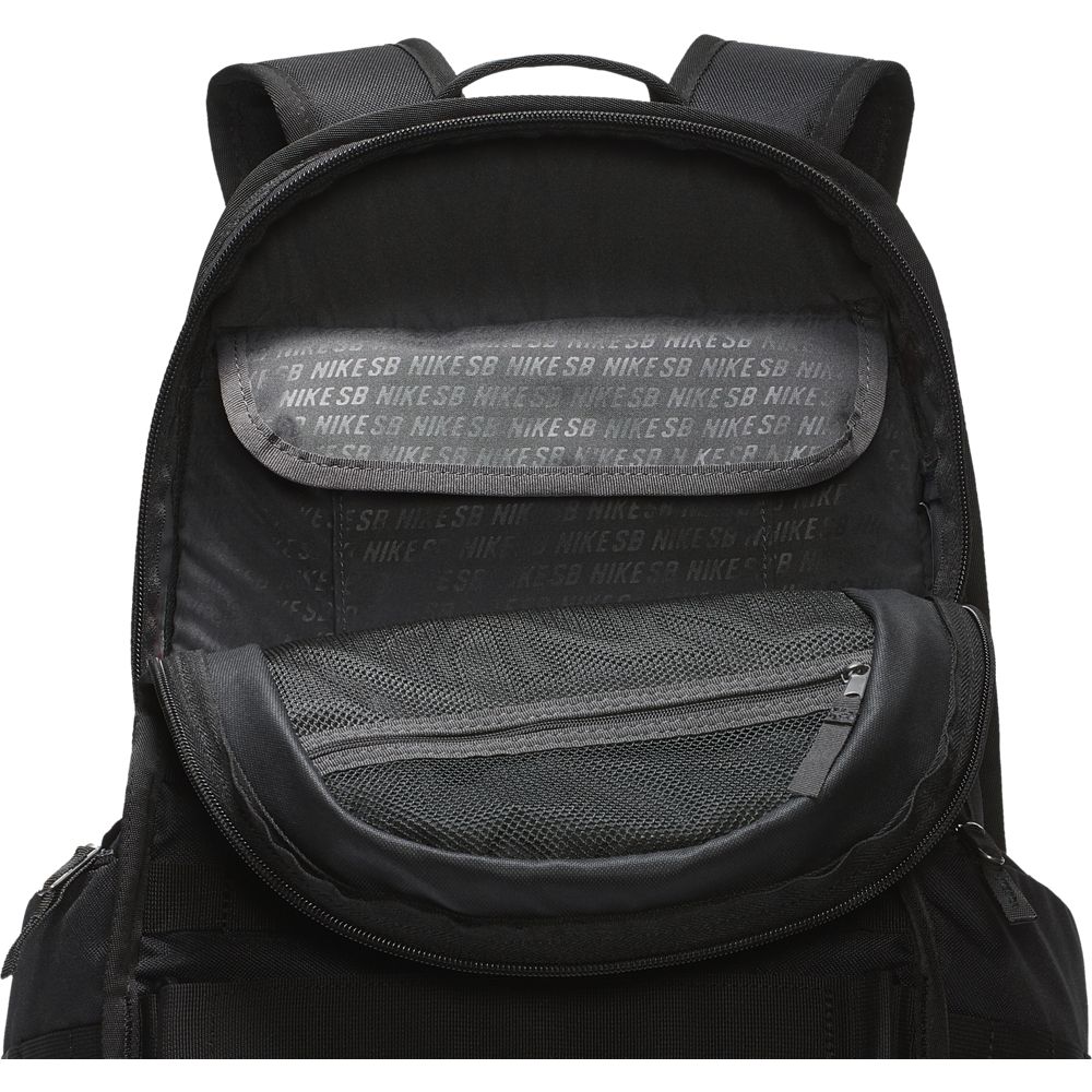 Nike Sb Backpack Rpm Skateboard Straps Black Black Travel School Bag