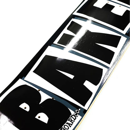 Close-up of a skateboard with 'BAKER' branding on a white background