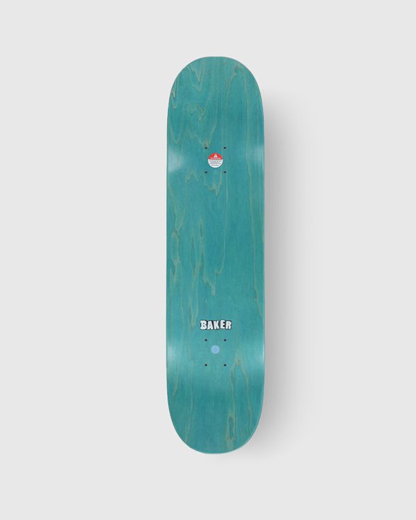 Baker Skateboard Deck Riley Hawk Brand Logo Blue Foil B2 8 5