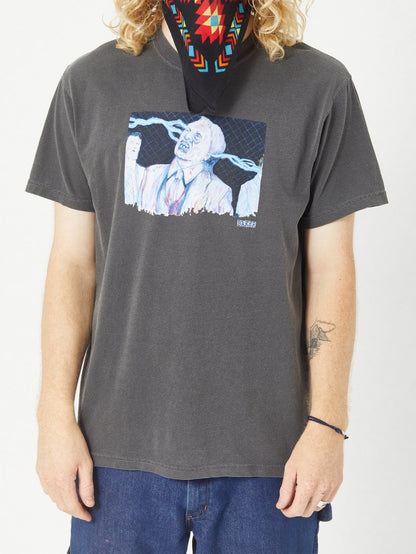 Baker Tee Fried Pepper Washed Black Art By Mike Gigliotti Skateboard T Shirt