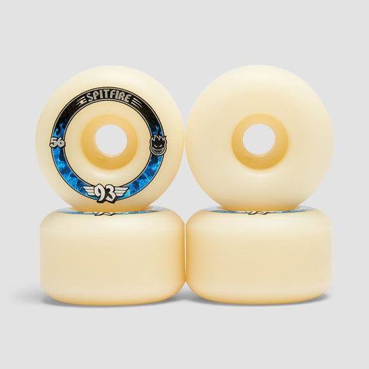 Spitfire Wheels 93D Radials 56mm F4 Natural Formula Four Soft Sliders