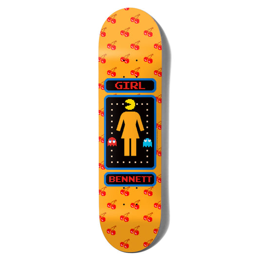 GIRL Skateboard Deck Bennett Pac-Man 8.25"