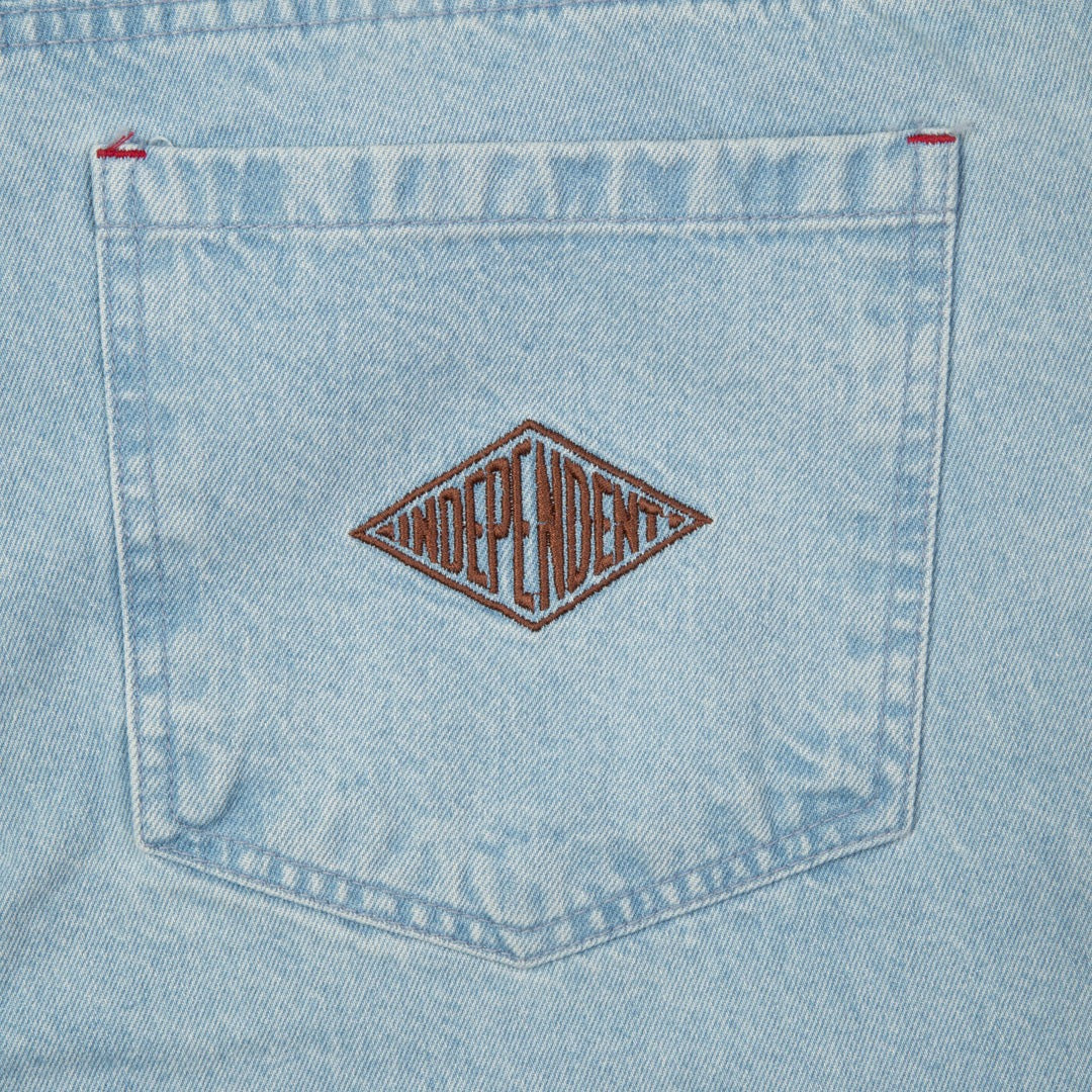 Independent Shorts Summit Denim Light Blue Indy Trucks Shorts