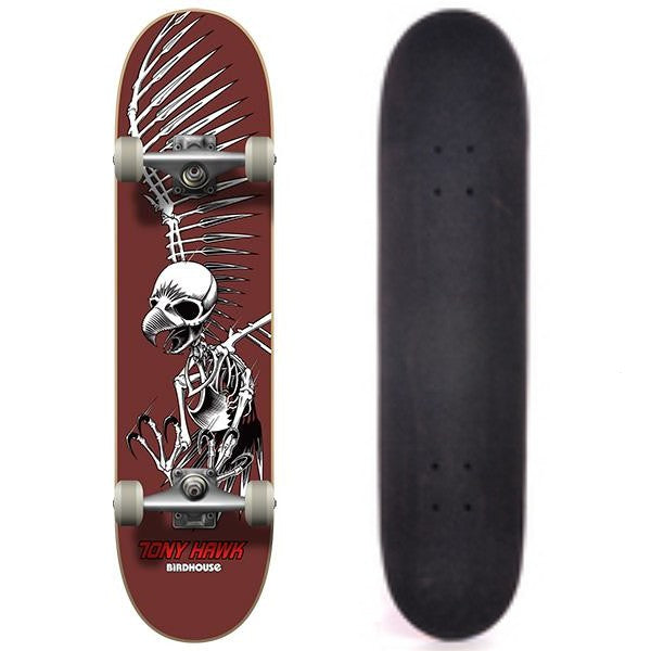 Birdhouse Skateboard Complete Tony Hawk Pro Brick Full Skull 7.75" FREE POST NEW