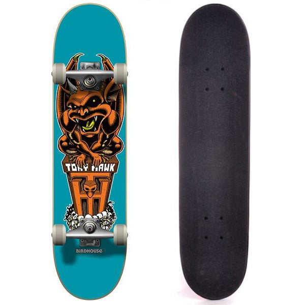 Birdhouse Skateboard Complete Tony Hawk Pro Model Gargoyle 7.5" Teal FREE POST