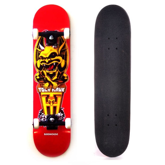 Birdhouse Skateboard Complete Tony Hawk Pro Model Gargoyle 7.5" RED FREE POST