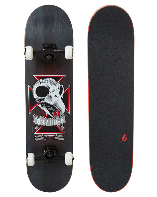 Birdhouse Skateboard Complete Tony Hawk Pro Model Skull 7.75" RRP$139 FREE POST