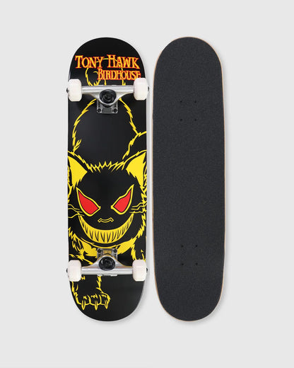 Birdhouse Complete Tony Hawk Evil Cat 8.25" Yellow