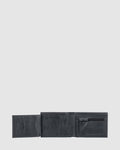 Element Skateboards Wallet Segur Bi Fold Leather Black