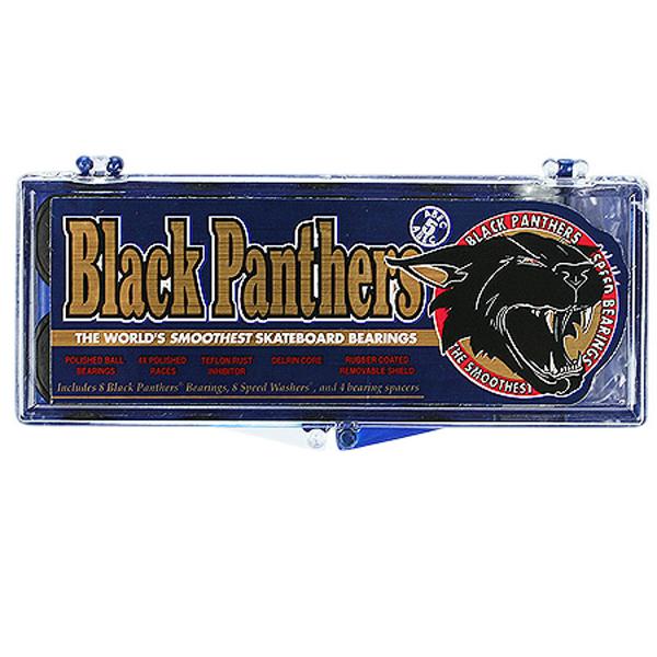 Shortys Skateboard Bearings Abec 5 Black Panthers Blue