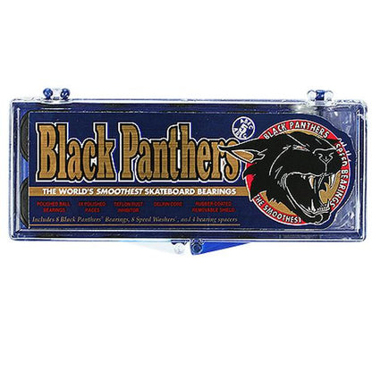 Shortys Skateboard Bearings Abec 5 Black Panthers Blue