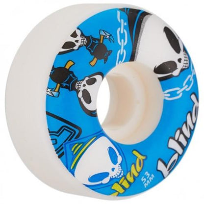 Blind Skateboard Wheels Random Reaper Blue 53mm