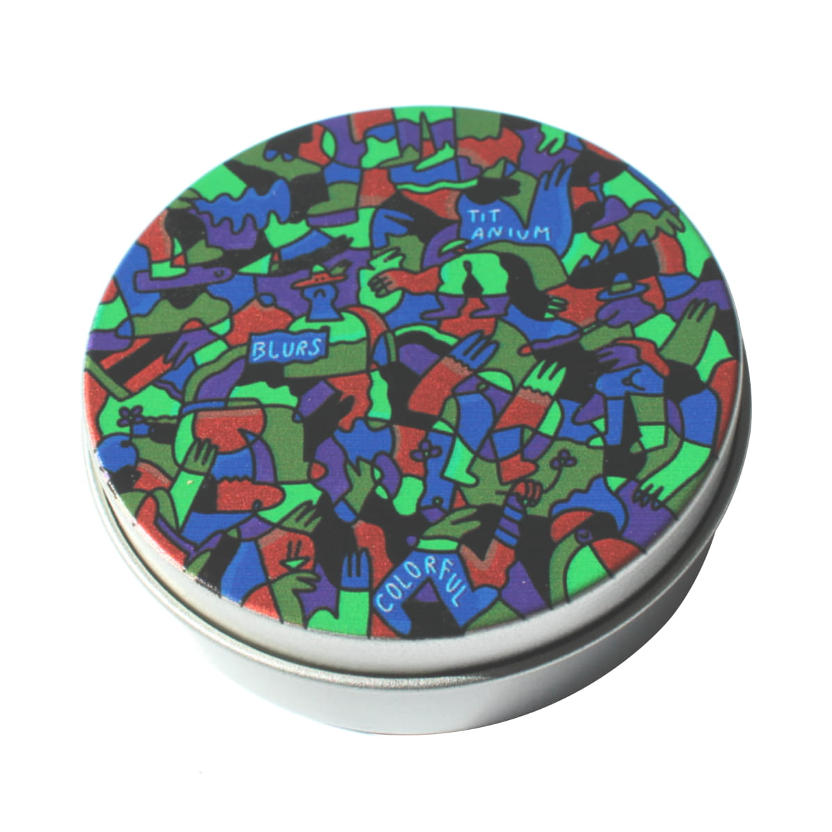 Blurs Bearings Titanium Colourful Blue Shinny Rims + 4 Spacers
