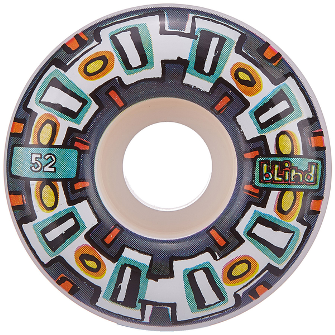 Blind Skateboard Wheels Round Space Navy 52mm V2 Wide