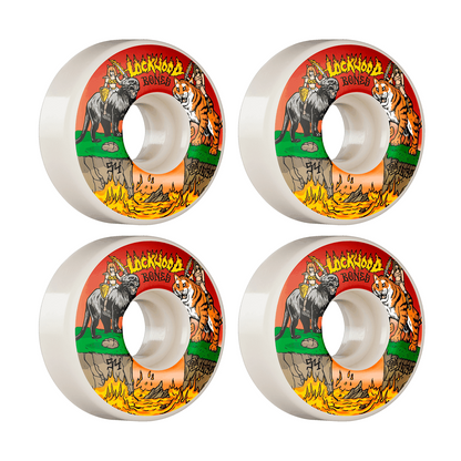 Bones Skateboard Wheels Lockwood Cat fight 52MM V3 SLIMS 103A