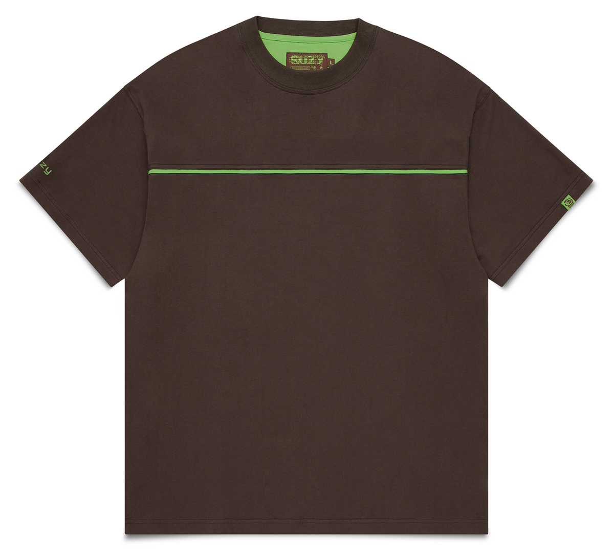 Suzyology Piping T Shirt — Brown