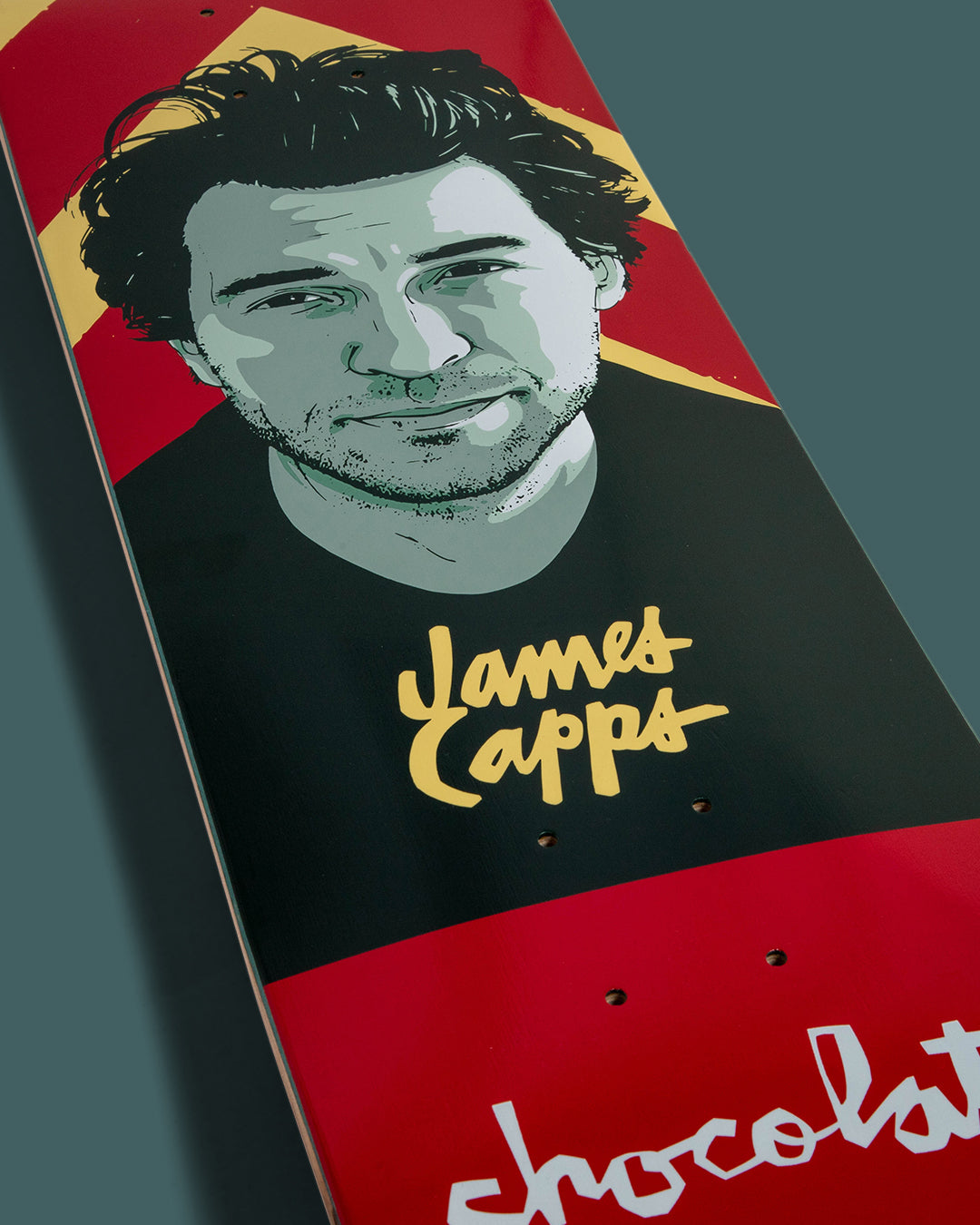Chocolate Skateboard Deck James Capps Hecox Portrait 8