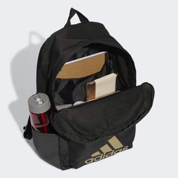 Adidas Backpack Classic Badge Of Sport Black Gold Metallic 27 5L