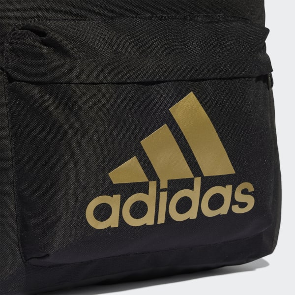 Adidas Backpack Classic Badge Of Sport Black Gold Metallic 27 5L