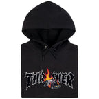 Thrasher Hood Neckface Cop Car Black Skateboard Jumper Sweater
