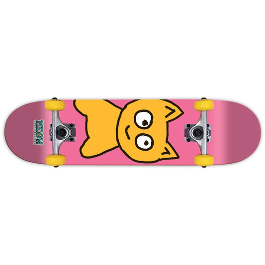 Meow Skateboard Complete Big Cat Pink 8 25 Pre Assembled