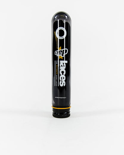 Crep Protect Round Laces - Black Ice Gold Tip