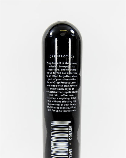 Crep Protect Round Laces - Black Ice Gold Tip