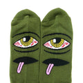 Toy Machine Socks Bloodshot Eye Army Osfm Skateboard Sox