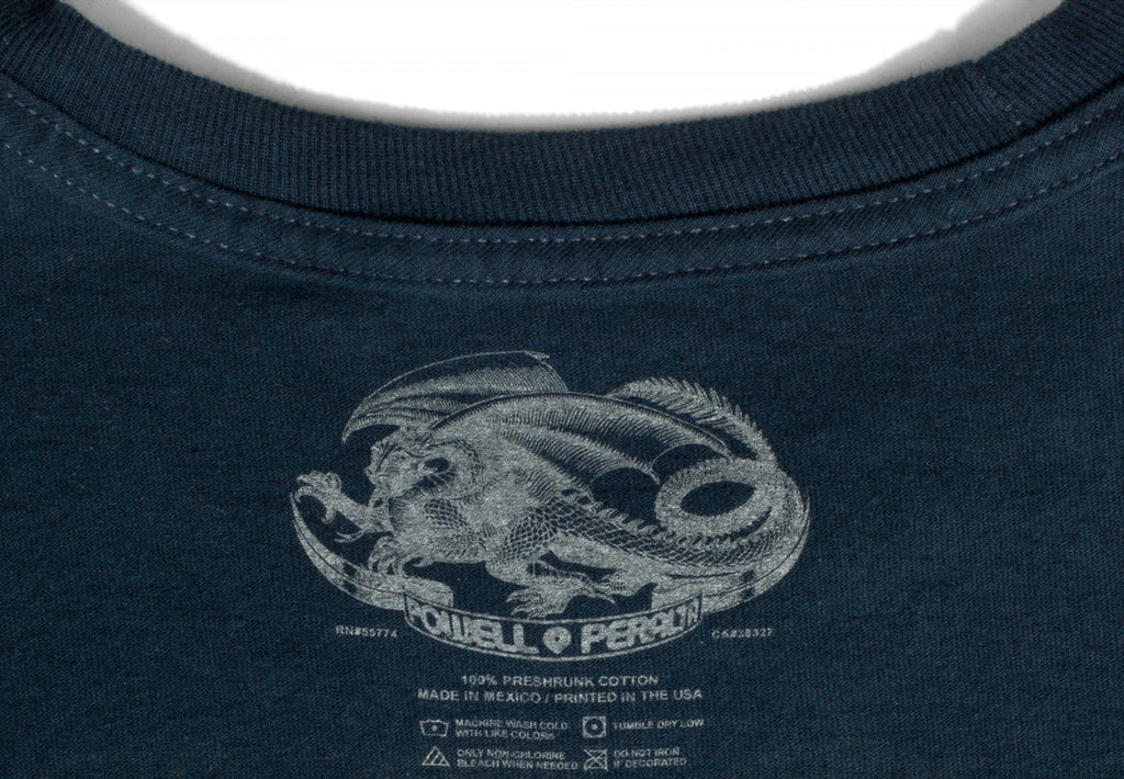 Powell Peralta Tee Animal Chin Navy Reissue Have You Seen Him Skateboard T Shirt