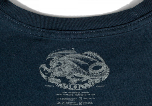 Powell Peralta Tee Animal Chin Navy Reissue Have You Seen Him Skateboard T-Shirt