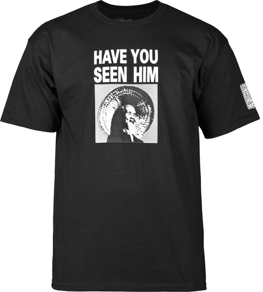 Powell Peralta Tee Animal Chin Have You Seen Him Black Reissue T Shirt