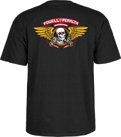 Powell Peralta Tee Winged Ripper Black Reissue T-Shirt