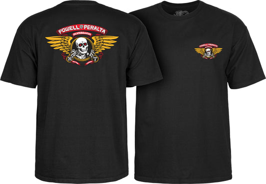 Powell Peralta Tee Winged Ripper Black Reissue T-Shirt