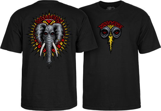 Powell Peralta Tee Mike Vallely Elephant Black Reissue T-Shirt