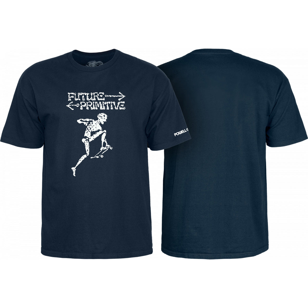 Powell Peralta Tee Future Primitive Navy Reissue Skateboard T Shirt