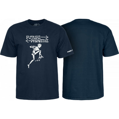Powell Peralta Tee Future Primitive Navy Reissue Skateboard T-Shirt
