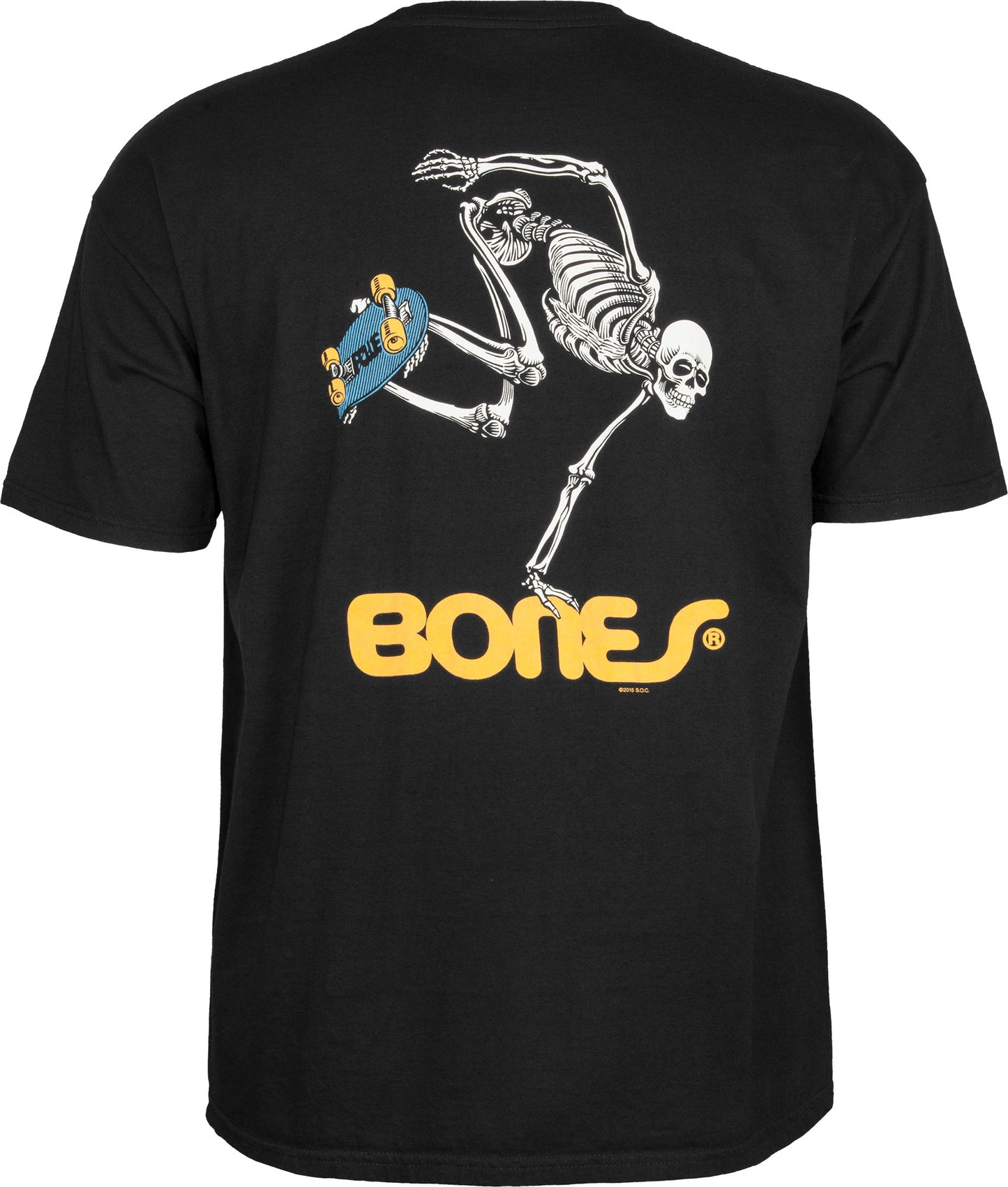 Powell Peralta Tee Skateboard Skeleton Black Reissue T-Shirt