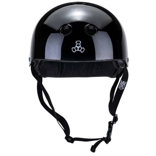 Triple 8 Helmet Certified Sweatsaver Keegan Palmer Edition Black Gloss