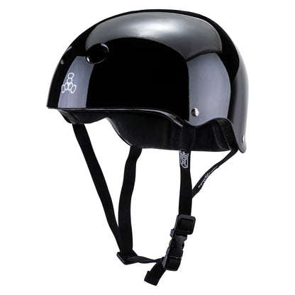 Triple 8 Helmet Certified Sweatsaver Keegan Palmer Edition Black Gloss