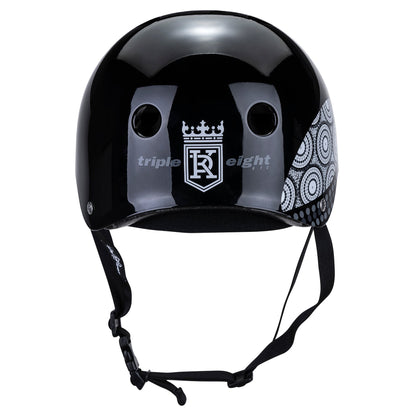 Triple 8 Helmet Certified Sweatsaver Keegan Palmer Edition Black Gloss